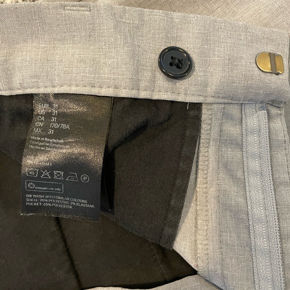 H&M - Slim Fit Jersey Suit Pants - Picture 3 of 3